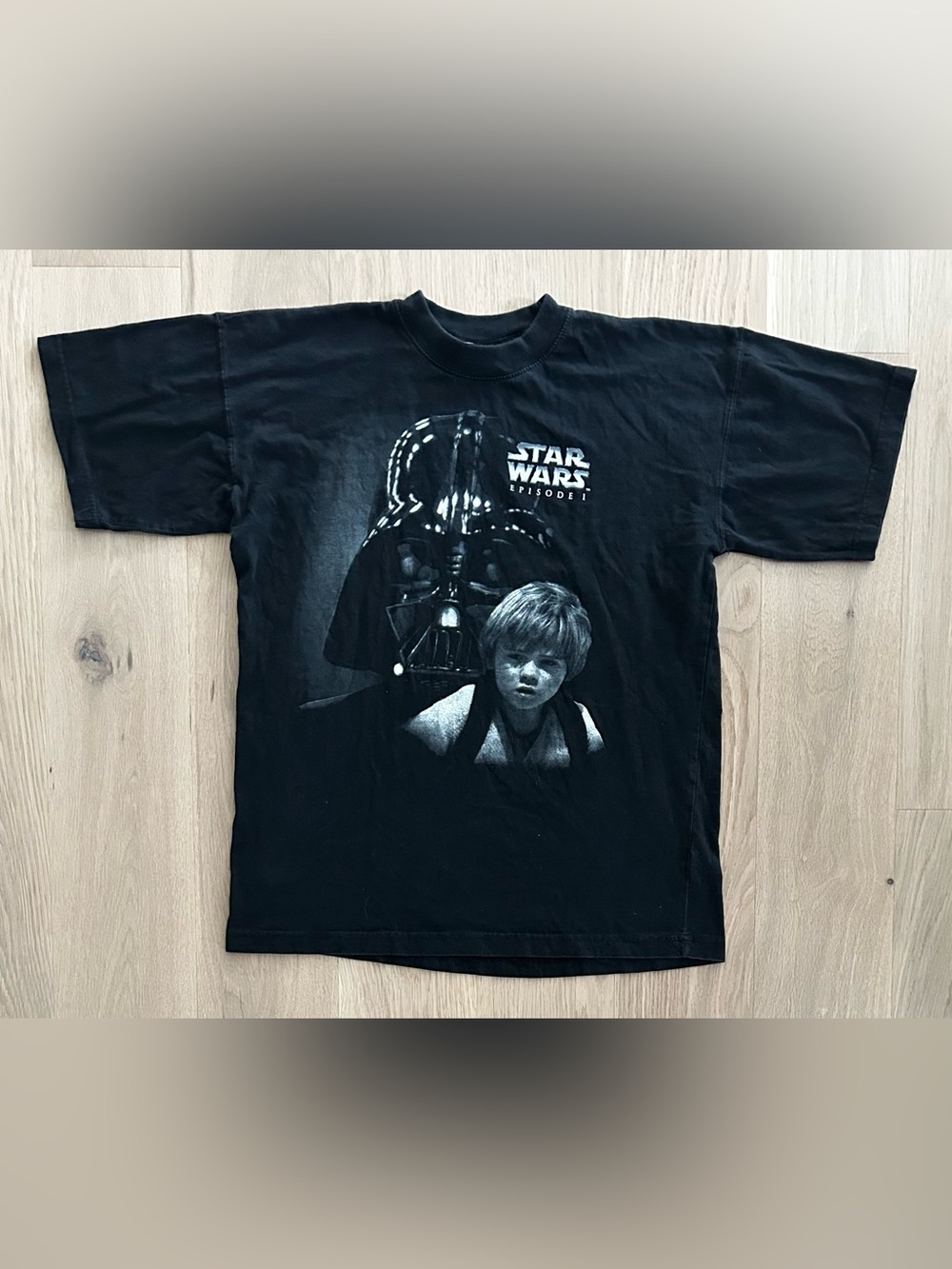 Vintage 1999 Star Wars Anakin Skywalker Darth Vader Movie Promo T-Shirt